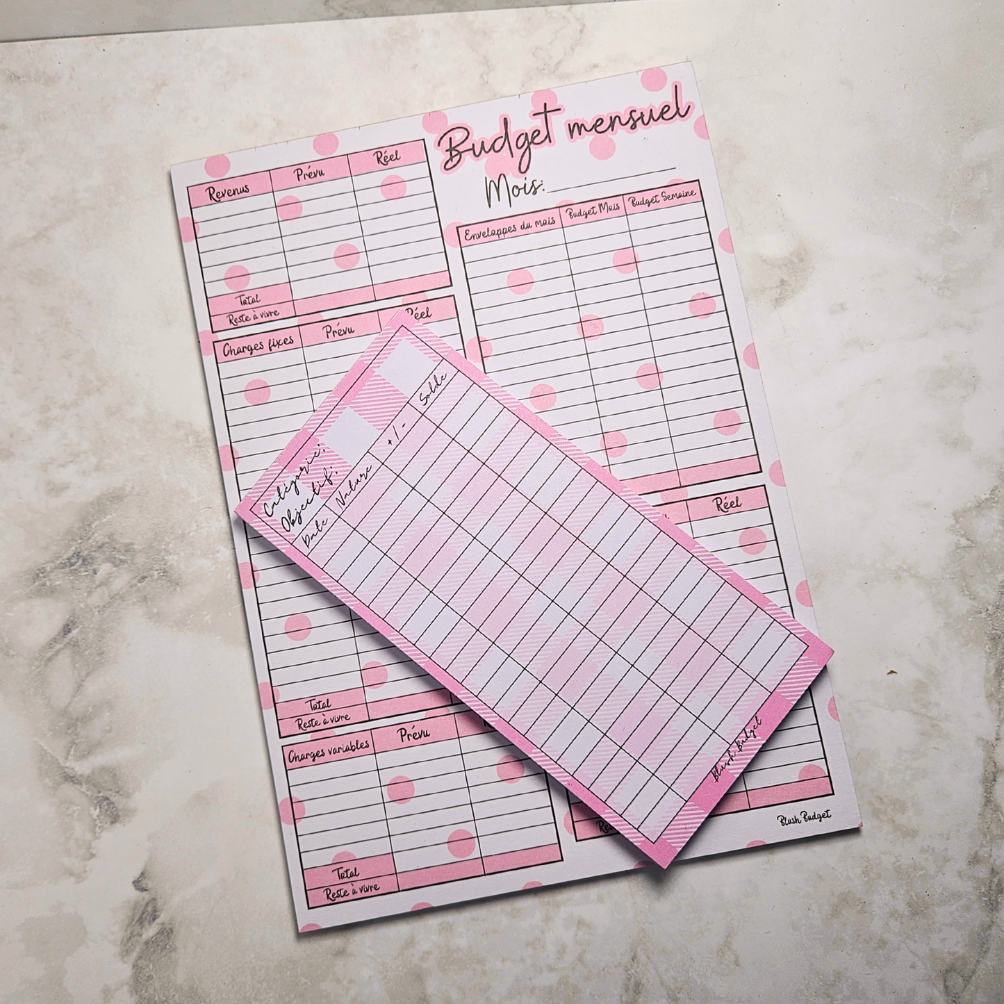 DUO Bloc-notes | Budget mensuel & Trackers