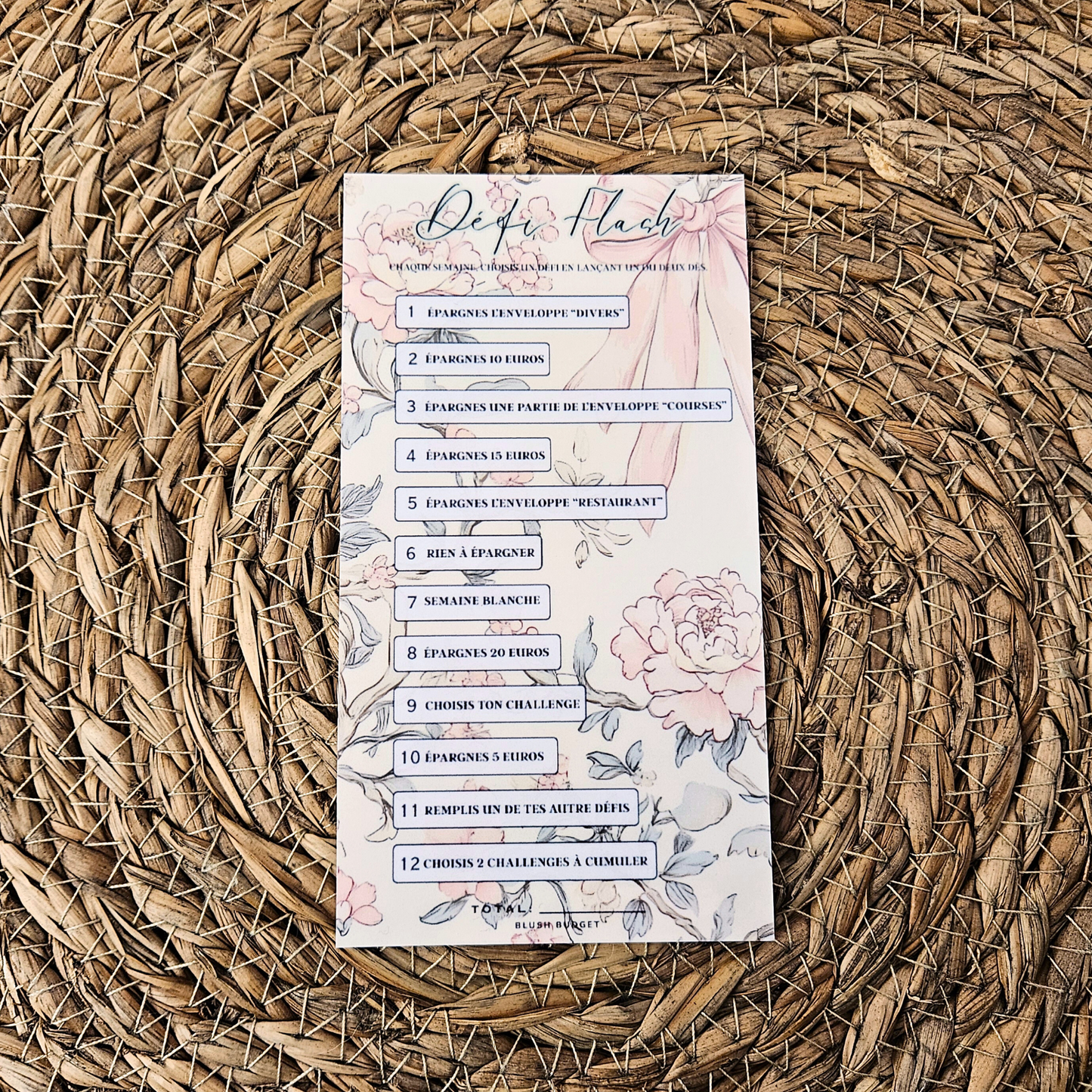 Les classiques Blush Budget