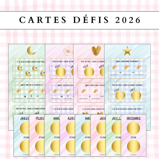 Cartes défis 2026