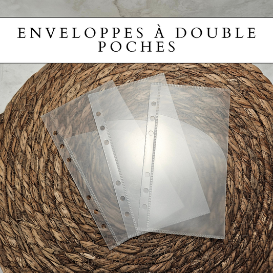 Enveloppes à double poche – A5 et A6
